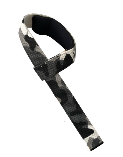 camouflage pulling strap - camo kulturistický poutko na zápěstí
