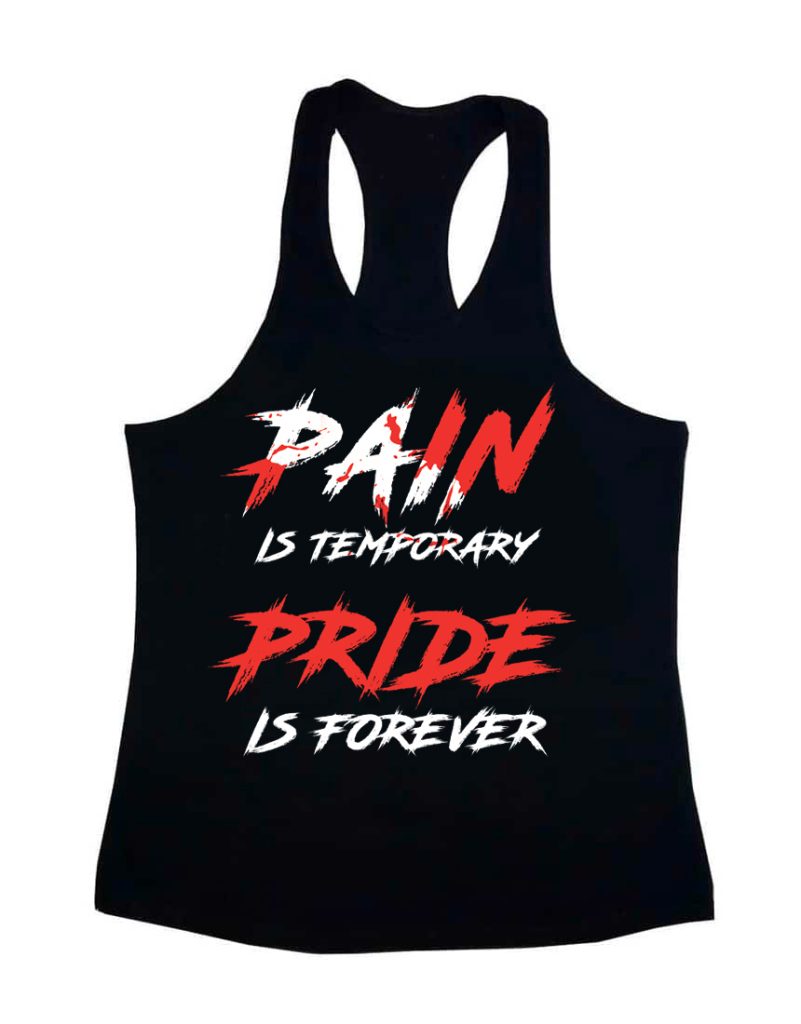 stringer pain is temporary pride is forever - stringer motivation bodybuilding