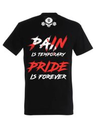 camiseta dor no banco é temporária o orgulho é para sempre - camiseta de supino - camiseta de musculação - camiseta de musculação - equipamento de levantamento de peso de guerreiro