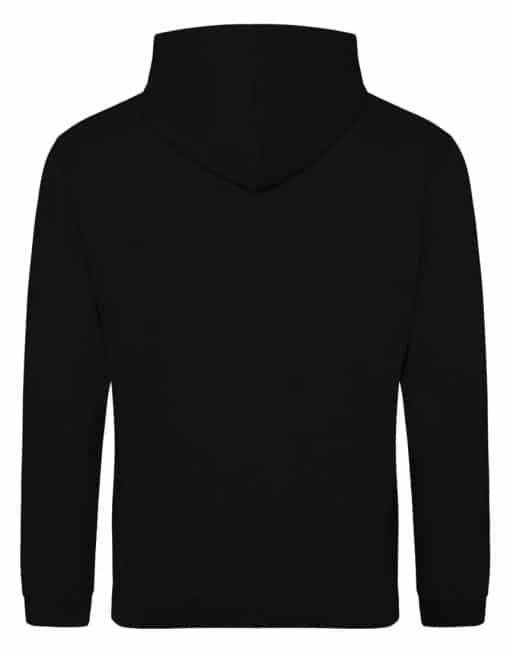 czarna bluza z kapturem Warrior Gear - czarna bluza fitness - czarna bluza do kulturystyki - czarna bluza do trójboju siłowego