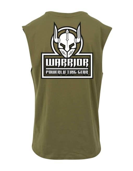 t-shirt sans manche warrior powerlifting gear - tshirt sleeveless powerlifting - powerlifting motivation - warrior gear