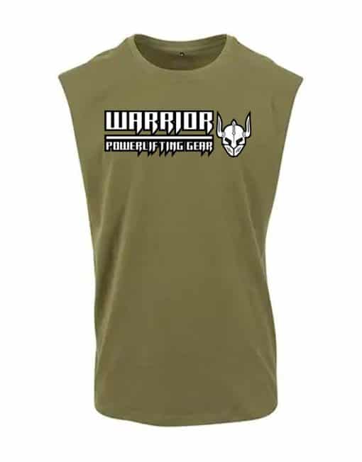 mouwloos t-shirt krijger powerlifting uitrusting - t-shirt mouwloos powerlifting - powerlifting motivatie - krijger uitrusting