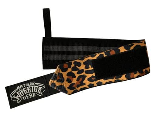 dámsky fitness pásik na zápästie kulturistika - zvieracia potlač - leopard - zvieracia potlač - originálny dámsky chránič zápästia