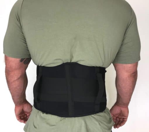 7 mm neopren rygsmerter bælte - lændebælte til bodybuilding
