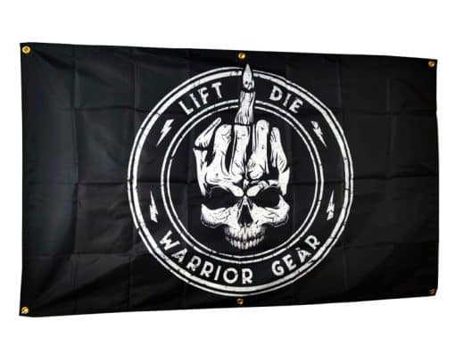 flaga wojownik sprzęt dekoracja kulturystyka Skullcrusher