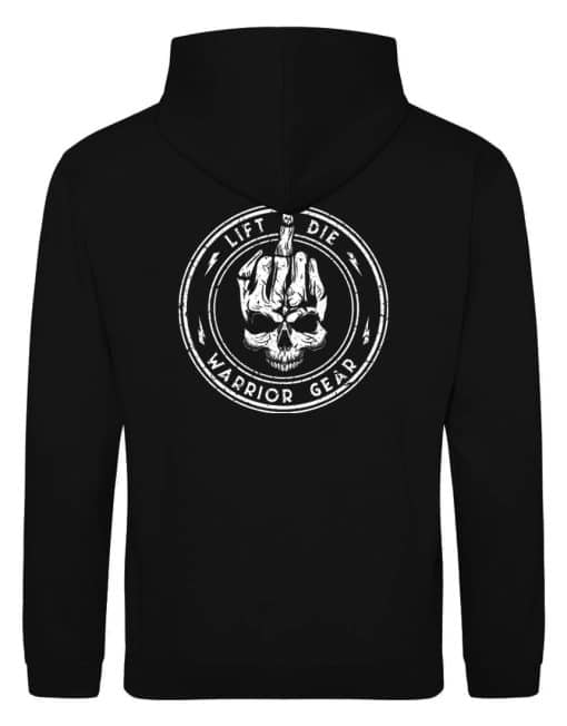 skullfucker lift or die warrior gear sweatshirt - hardcore bodybuilding sweatshirt