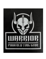 warrior powerlifting gear tarra - voimanostomotivaatiotarra