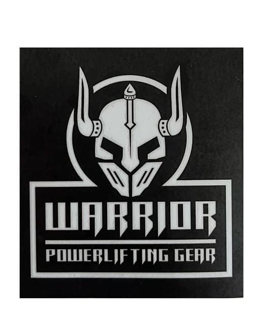 Warrior powerlifting gear sticker - motivacijska nalepka za powerlifting
