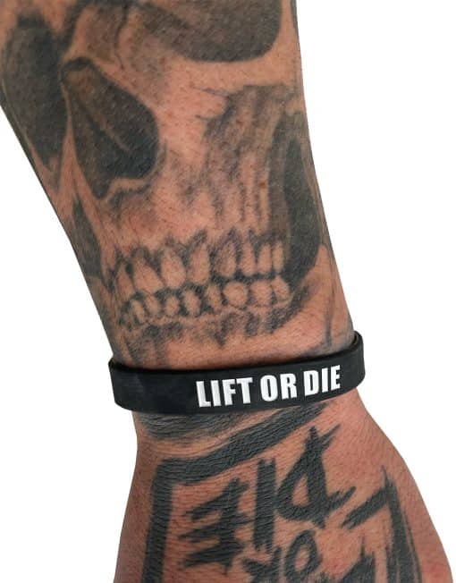powerlifting armband - strongman armband - strong mother fucker armband - warrior gear lift or die