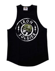 tank top stringer fitness iron soldier - tank top fitness - bodybuilding bodybuilding