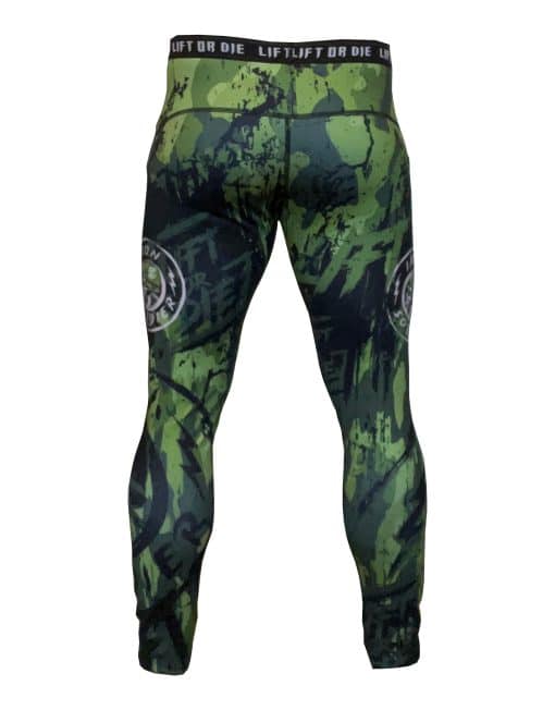 skull men&#39;s sports leggings - camouflage fitness men&#39;s leggings