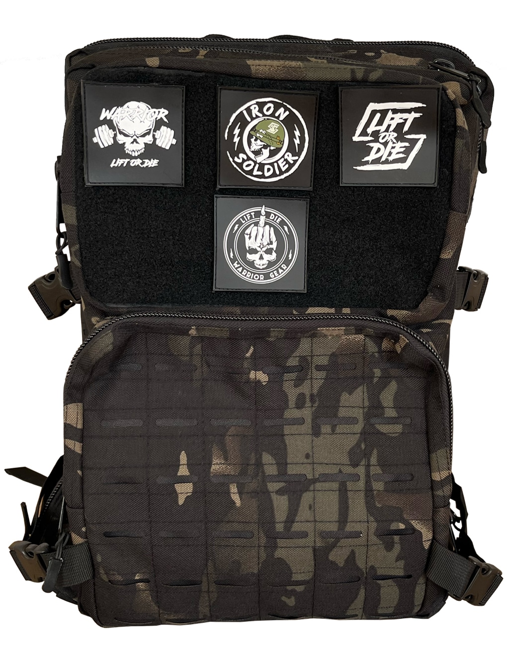 45L Tactical Camo Backpack with Patch - Bodybuilding