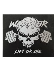 sticker warrior gear lift or die bodybuilding sticker