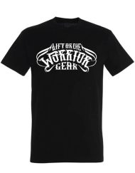 fitness calligraphy tshirt Metal Warrior Gear - hardcore styrkelyft tshirt