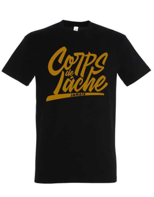 Czarna, złota koszulka do kulturystyki luźnej - humorystyczna koszulka fitness