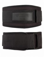 ceinture nylon warrior gear full black halterophilie hyrox musculation