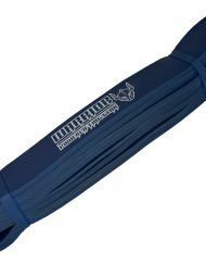 niebieska elastyczna opaska do kulturystyki 18-36Kg - gumka Warrior Gear - fitness - kine - trójbój siłowy - sport
