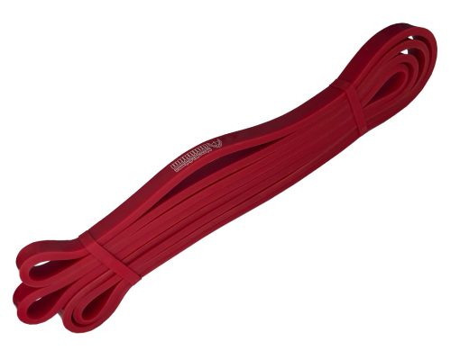 czerwona elastyczna opaska do kulturystyki 2-15Kg - gumka typu Warrior Gear - fitness - kinematografia - trójbój siłowy - sport