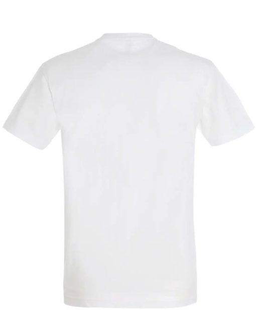 Weißes T-Shirt mit Bodybuilding-Humor