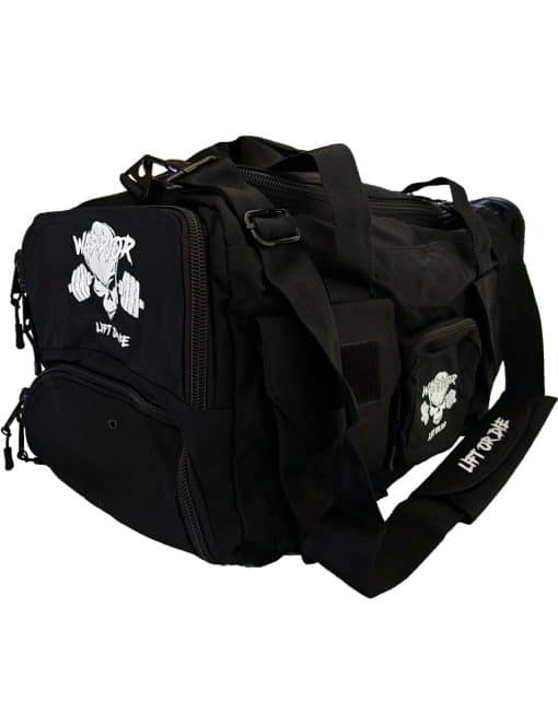 kulturistická sportovní taška - velkokapacitní taška - kulturistická taška - taška na vybavení bojovníka - taška s nášivkou