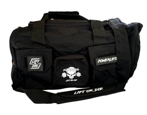bodybuilding sports bag - XXL sports bag - powerlifting sports bag - strongman bag - fitness bag - travel bag - warrior gear - xl sports bag - bag with patch - strap bag