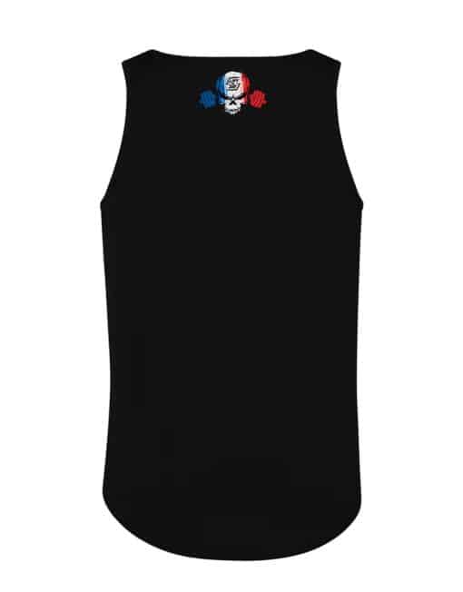 bodybuilding tank top blue white red - bodybuilding tank top france - fitness tank top france