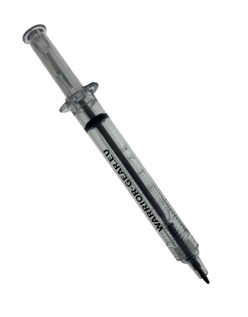 warrior gear steroïde pen - bic - goodies warrior gear - spuitpen