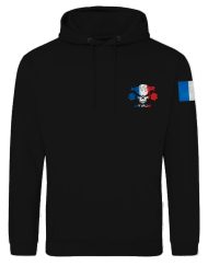 Frankreich Bodybuilding-Sweatshirt blau weiß rot – Kriegerausrüstung – Kraftsport-Sweatshirt – Frankreich Bodybuilding-Sweatshirt – Frankreich Fitness-Sweatshirt – Frankreich Powerlifting-Sweatshirt – Frankreich Bodybuilding-Sweatshirt – Frankreich Strongman-Sweatshirt