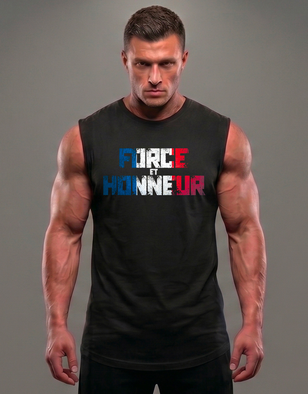 Strength & Honor sleeveless t-shirt - bodybuilding France - warrior gear