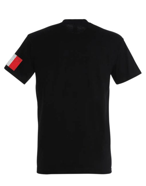 tricou albastru alb roșu cu echipament războinic - tricou pentru culturism albastru alb roșu Franța - tricou cu steag francez - tricou sport pentru bărbați Franța - tricou sport albastru alb roșu