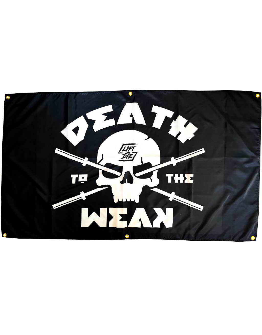 Powerlifting Death to The Weak – Dekoration für Heim-Fitnessstudio, Schlafzimmer-Fitnessstudio