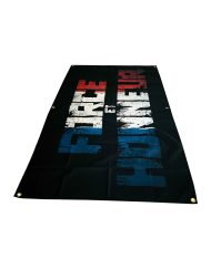 banner per bodybuilding forza e onore - decorazione per il fitness - decorazione per la stanza del bodybuilding - decorazione per il bodybuilding