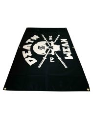 decoration powerlifting death to the weak - drapeau décoration chambre - drapeau décoration salle de sport - drapeau homegym - death to the weak