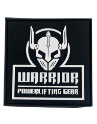 velcro patch warrior powerlifting gear - velcro bodybuilding patch - fitness - strongman - powerlifting - bodybuilding