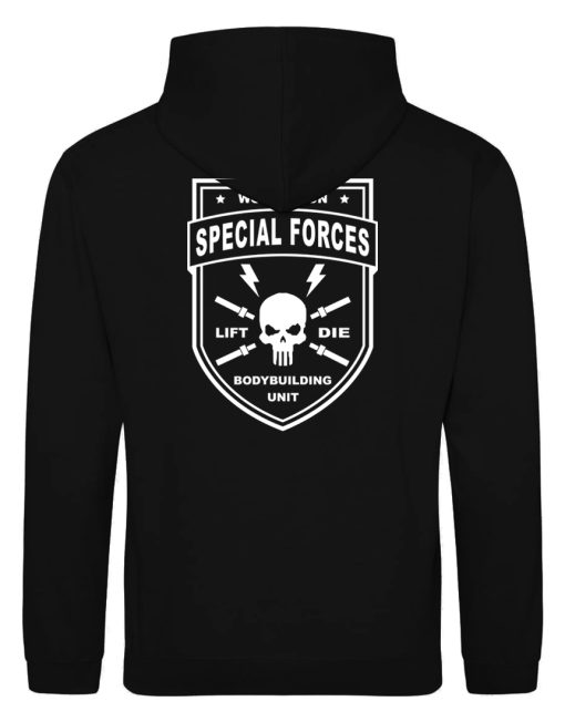 bodybuilding hoodie special force - ratnička oprema - bodybuilding sweatshirt