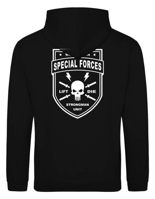 sweat capuche strongman force speciales - warrior gear - sweat musculation
