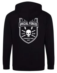 powerlifting zip hoodie special forces warrior-gear - bodybuilding zip hoodie