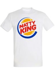 humorné tričko natty king bodybuilding - natty bodybuilding t-shirt - warrior gear t-shirt