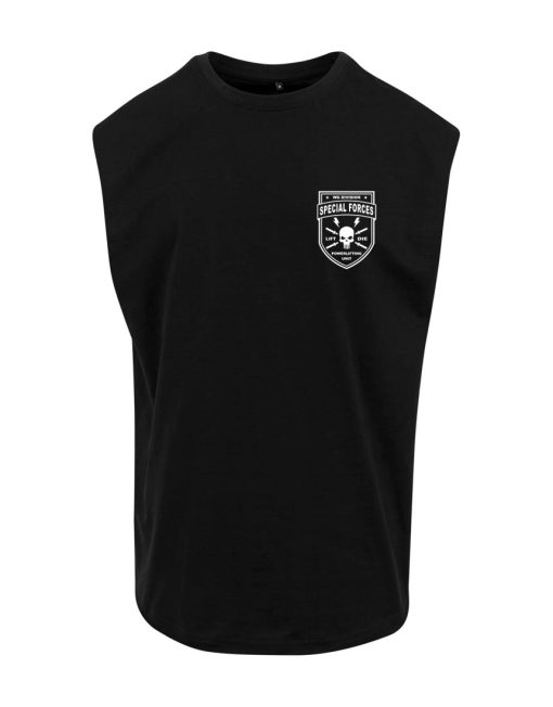 ærmeløs t-shirt powerlifting force special army - kriger gear