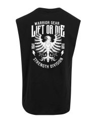 t-shirt sans manche eagle warrior gear - t-shirt sans manche powerlifting - t-shirt sans manche musculation - t-shirt sans manche strongman - t-shirt sans manche bodybuilding - t-shirt sans manche eagle lift or die - strength division