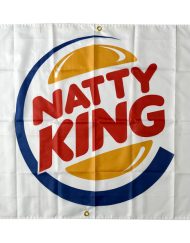 bandera decoración culturismo natty king - decoración sala de deportes - decoración dormitorio - cartel natty king - cartel de culturismo