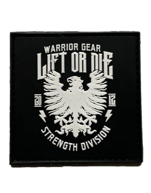 strength division velcro patch - bodybuilding velcro patch - powerlifting velcro patch - warrior gear patch - warrior powerlifting gear patch - backpack patch - cap patch - clothing patch - weight vest patch