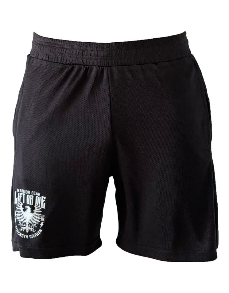 heren powerlifting shorts warrior gear - strongman shorts - bodybuilding shorts - fitness shorts - krachtverdeling - hardcore shorts