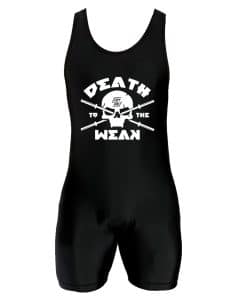 camiseta muerte a los débiles - camiseta de levantamiento de pesas