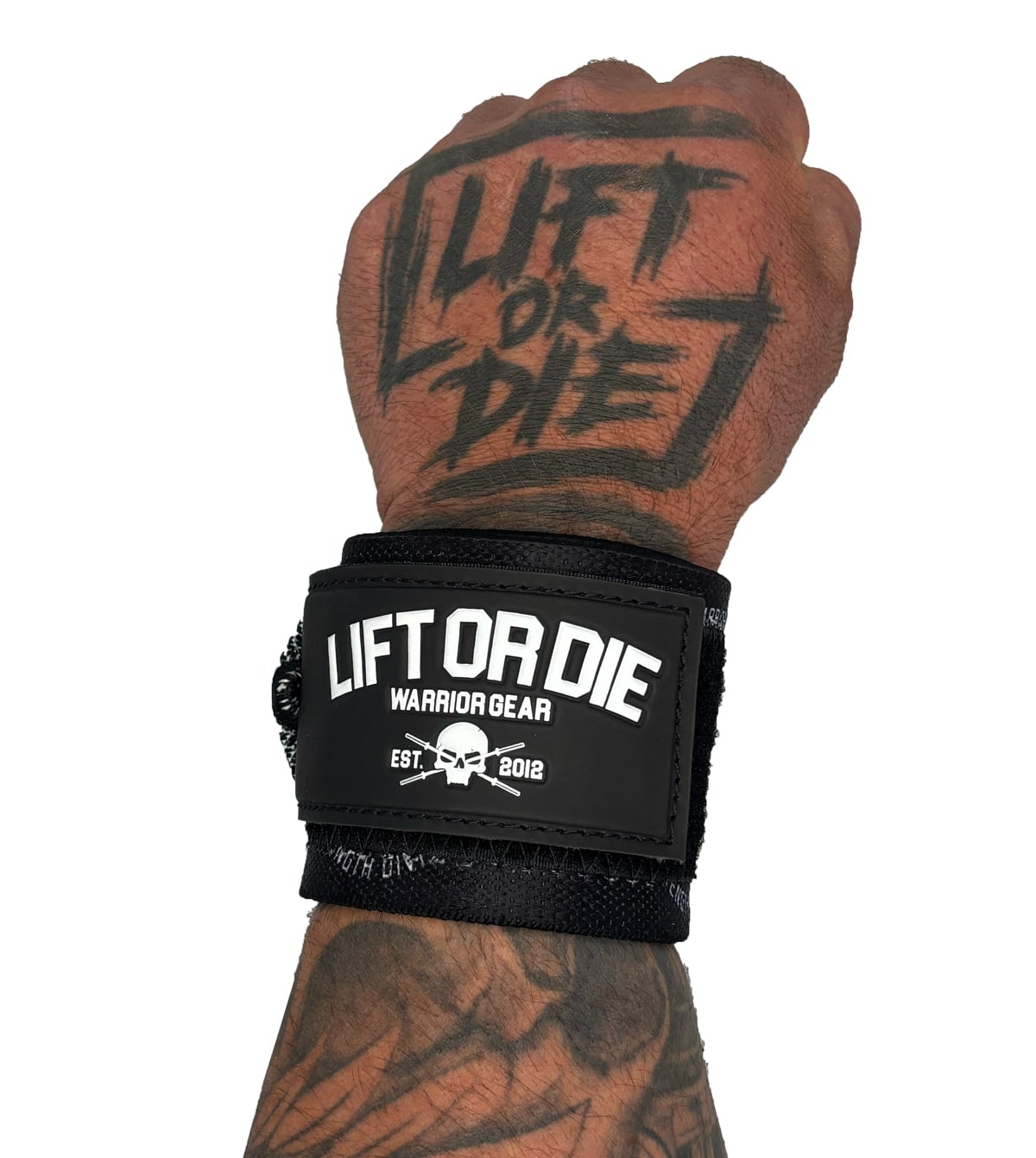 Warrior lift or die Handgelenkbandage – Bandage für Gewichthebertraining – Handgelenkschutz