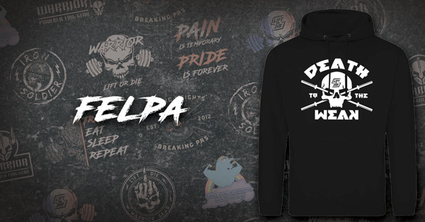 felpa warrior gear italia - powerlifting - strongman - bodybuilding - strengthshop