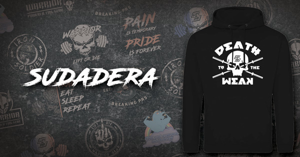 sudadera warrior gear espana - powerlifting - strongman - bodybuilding - strengthshop
