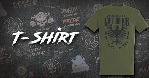 tshirt warrior gear Germania - powerlifting - strongman - bodybuilding - strengthshop