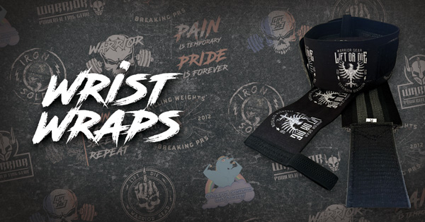 wrist wraps warrior gear - powerlifting - strongman - bodybuilding - strengthshop