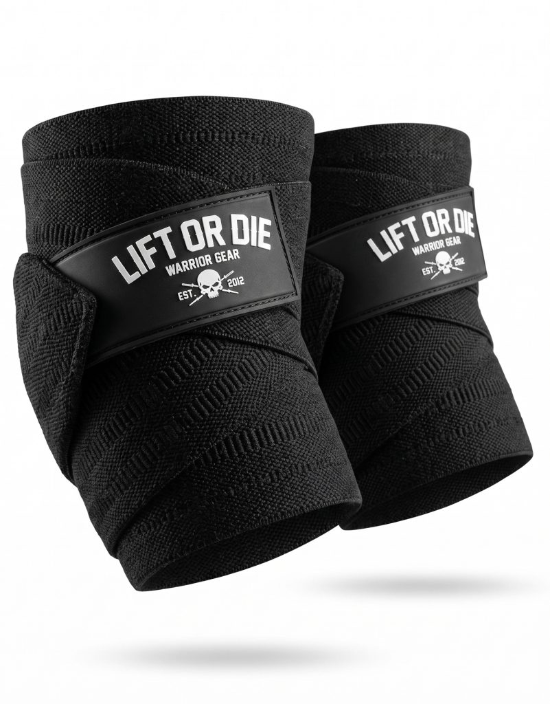 Paar Ellbogenbandagen für Gewichtheben powerlifting – warrior gear